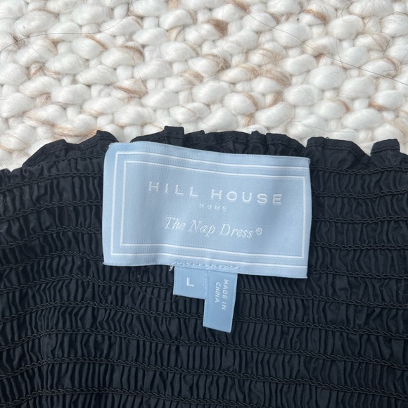 Hill House Black Puff Sleeve Mini Sundress - Picture 6 of 6